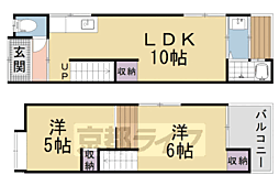 勧修寺西金ケ崎貸家