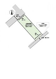 確定測量済みよし市 三好町東山 A区画整形地約49坪超