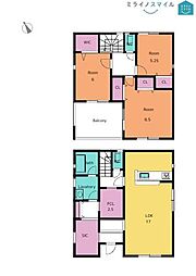 六ッ美南部小学校岡崎市中島町第14全3棟 2号棟