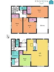 六ッ美南部小学校岡崎市中島町第14全3棟 3号棟