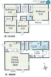 西端小学校碧南市坂口町2丁目01期　全3棟　2号棟