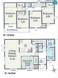 西端小学校碧南市坂口町2丁目01期　全3棟　3号棟