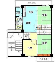 ペア浅香山団地 25棟3階205