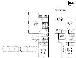 中古戸建　高槻市辻子3丁目2階建て（4ＬＤＫ）