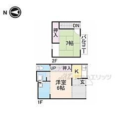 北袋町18貸家4戸北側東棟 東端