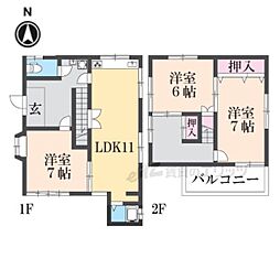 奈良市南肘塚町の一戸建て