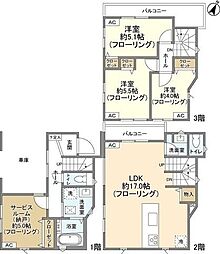 蕨市中央５丁目の一戸建て