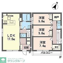 川口市大字久左衛門新田の一戸建て