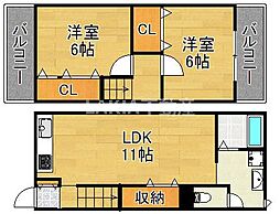 中加賀屋1丁目貸家