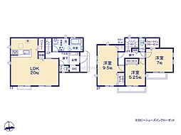 グラファーレ立川市上砂町1丁目8期　新築戸建　全2棟　1号棟