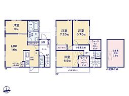 あきる野市小川　新築未入居戸建　全4棟　3号棟