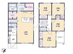 福生市大字福生第1　新築戸建　全3棟　2号棟