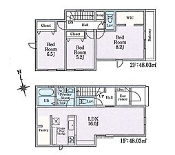 西多摩郡瑞穂町大字二本木24−1期　新築戸建　全5棟　3号棟