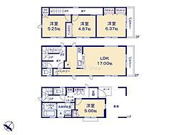 相模原市南区南台4丁目2期　新築戸建　全3棟　3号棟