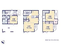 相模原市南区南台4丁目2期　新築戸建　全3棟　1号棟