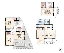 立川市砂川町8丁目 新築戸建 全1棟