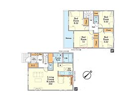 八王子市緑町6期　新築戸建　全2棟　2号棟