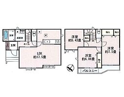 府中市四谷4丁目第2　新築戸建　全8棟　　F号棟