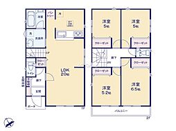 武蔵村山市残堀5丁目第19期 新築戸建 全11棟 3号棟