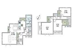 福生市大字熊川第12　新築戸建　全2棟　1号棟