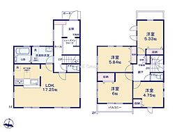 東村山市富士見町3丁目　新築戸建　全2棟　1号棟