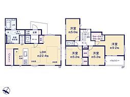 町田市本町田8期 新築戸建 全3棟 1号棟