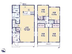東久留米市下里5丁目 新築戸建 全13棟 6号棟