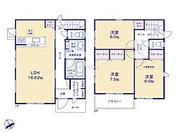 昭島市緑町3丁目2期　新築戸建　全1棟