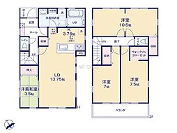 清瀬市下宿2丁目第3　新築戸建　全19棟　14号棟