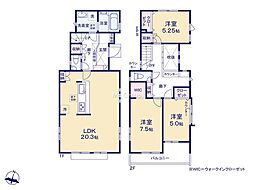 東村山市秋津町4丁目　新築戸建　全7棟　2号棟