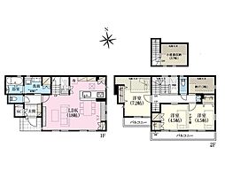 小平市花小金井5丁目6期　新築戸建　全2棟　2号棟