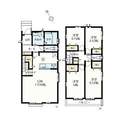 昭島市拝島町2丁目5期 新築戸建 全2棟 A号棟