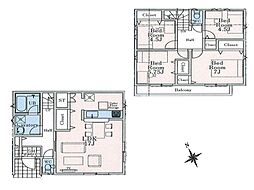 武蔵野市八幡町1丁目第1　新築戸建　全3棟　2号棟