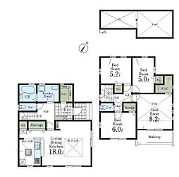 東村山市青葉町1丁目　新築戸建　全1棟　1号棟