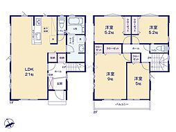 日野市日野本町3丁目1期　新築戸建　全4棟　1号棟