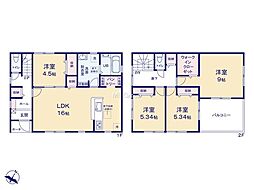 青梅市野上町1丁目第16　新築戸建　全2棟　2号棟