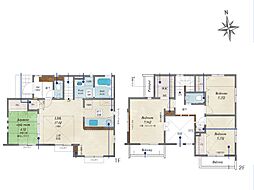 東久留米市弥生2丁目　新築戸建　全1棟　1号棟
