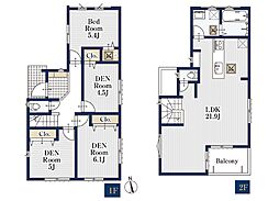 府中市住吉町2丁目　新築戸建　全4棟　3号棟