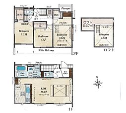 府中市朝日町1丁目 新築戸建 全3棟 2号棟