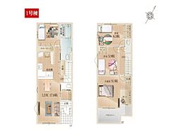 清瀬市下宿3丁目1期　新築戸建　全2棟　1号棟