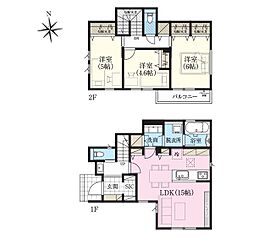 福生市大字熊川　新築戸建　全2棟　1号棟