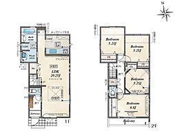 西東京市住吉町4丁目 新築戸建 全2棟 1号棟