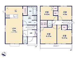 清瀬市竹丘3丁目3期 新築戸建 全2棟 B号棟