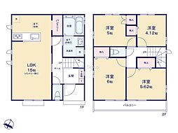 清瀬市竹丘3丁目3期 新築戸建 全2棟 A号棟