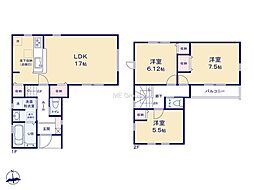 東村山市萩山町1丁目第6期　新築戸建　全1棟