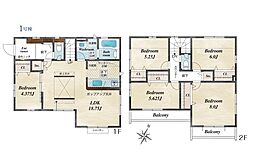 小平市大沼町2丁目　新築戸建　全1棟　1号棟