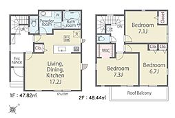 町田市真光寺3丁目第1期　新築戸建　全1棟　1号棟