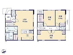 小平市中島町2期　新築戸建　全1棟　1号棟