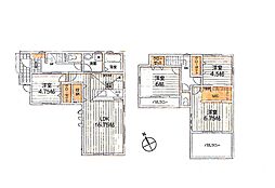 武蔵村山市残堀1丁目第13期　新築戸建　全5棟　8号棟