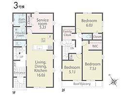 西多摩郡瑞穂町大字殿ケ谷第01期　新築戸建　全3棟　3号棟